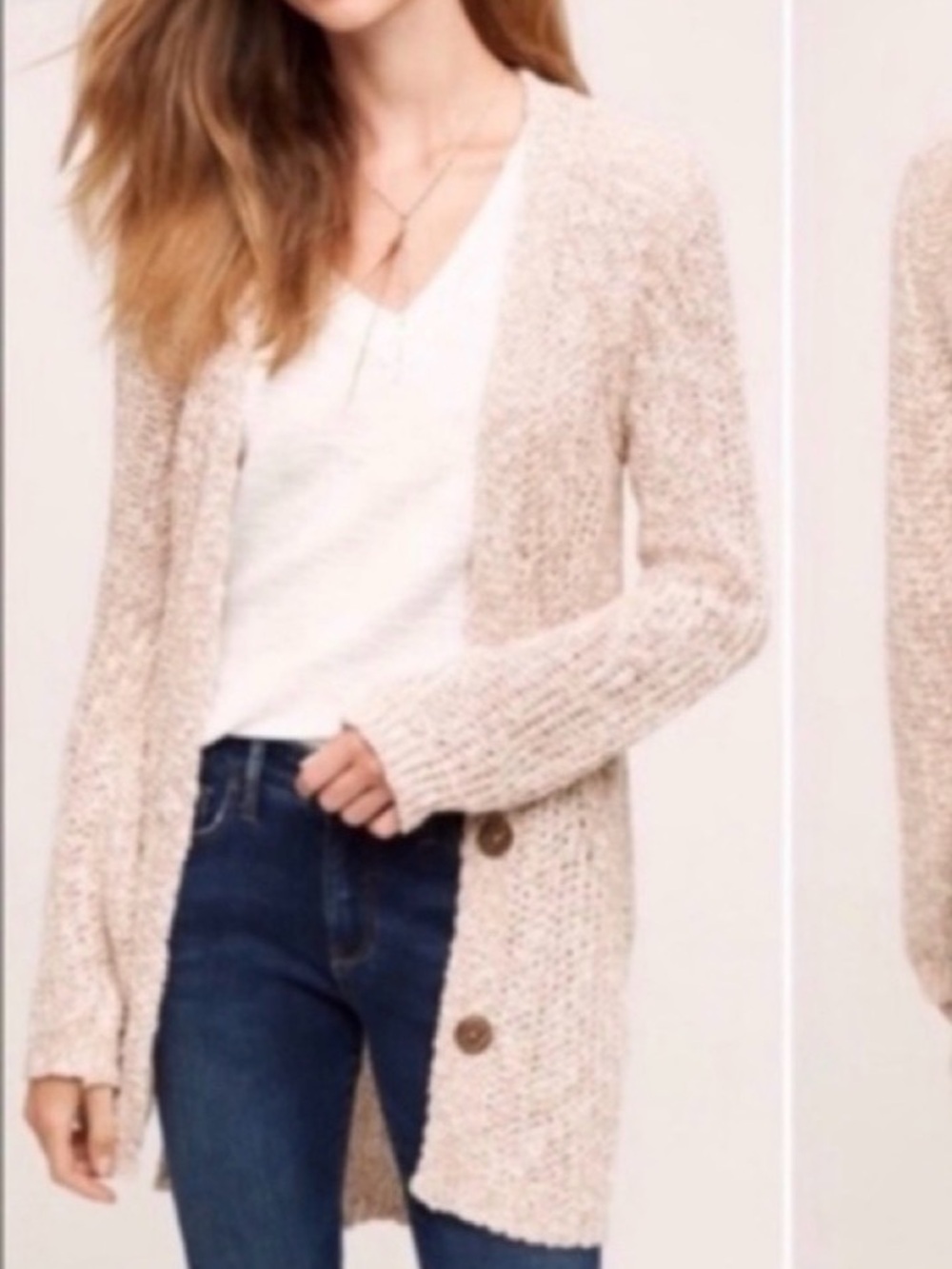 Anthropologie - Angel of the North Cozy Soft Chunky Knit Cardigan